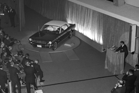Lee Iacocca introduces the new 1965 Ford Mustang